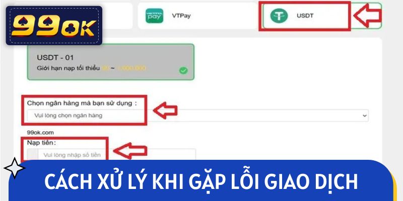 Bật mí cách xử lý cực hiệu quả khi gặp lỗi giao dịch
