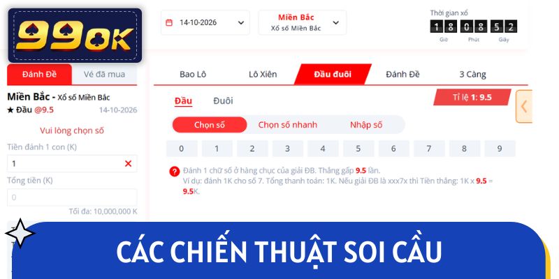 Các chiến thuật soi cầu được đánh giá cao