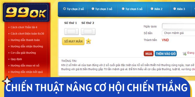 Chiến thuật chốt số nâng cao cơ hội chiến thắng 