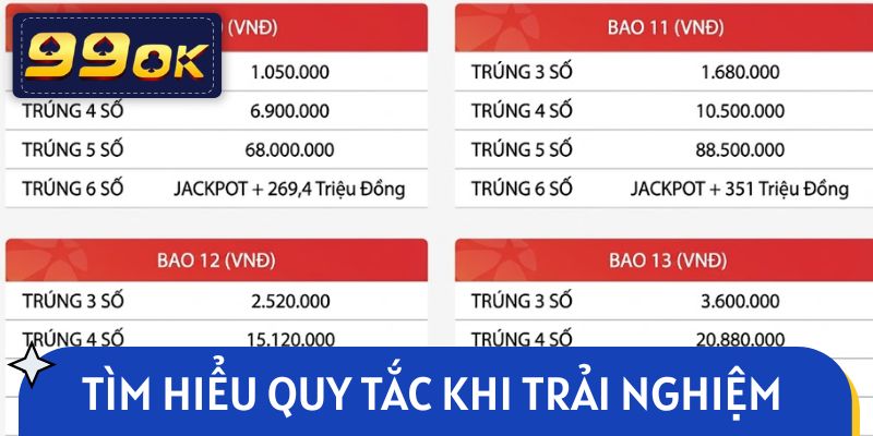 Tìm hiểu bộ quy tắc trước khi trải nghiệm